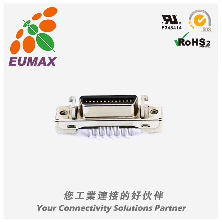 XDR-10226V Vertical Receptacle 26P EUMAX MDR Connector 