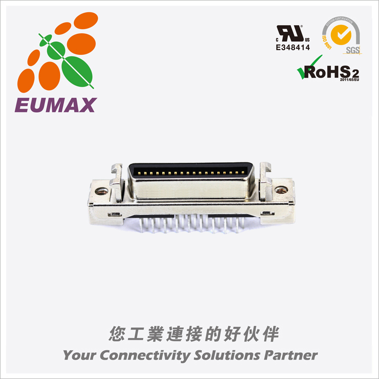 XDR-10236V Vertical Receptacle 36P EUMAX MDR Connector 