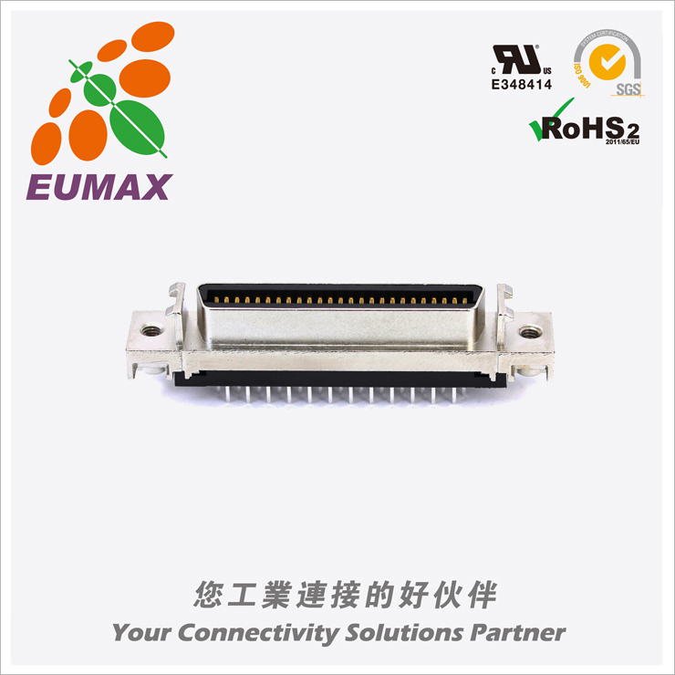 XDR-10250V Vertical Receptacle 50P EUMAX MDR Connector 