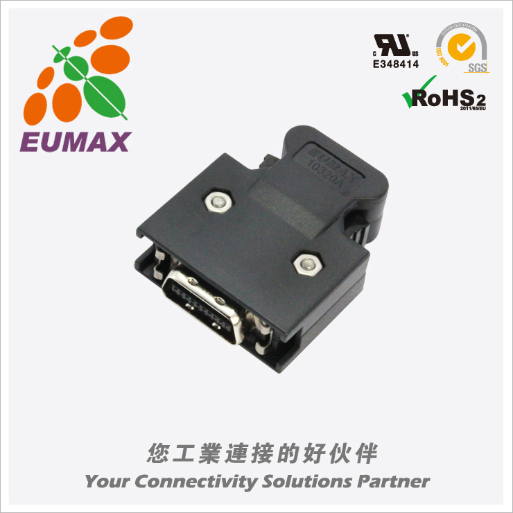 XDR-10320FC Plug Kit 20P Latch EUMAX MDR Connector 